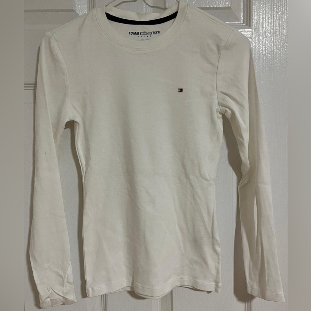 Tommy Hilfiger woman Cream Long Sleeve Tee